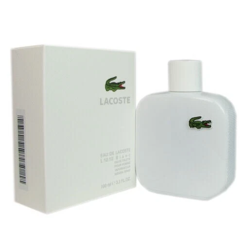 Eau De Lacoste Blanc Pure White L.12.12 Cologne for Men / 3.4 oz New In 843706049023 |