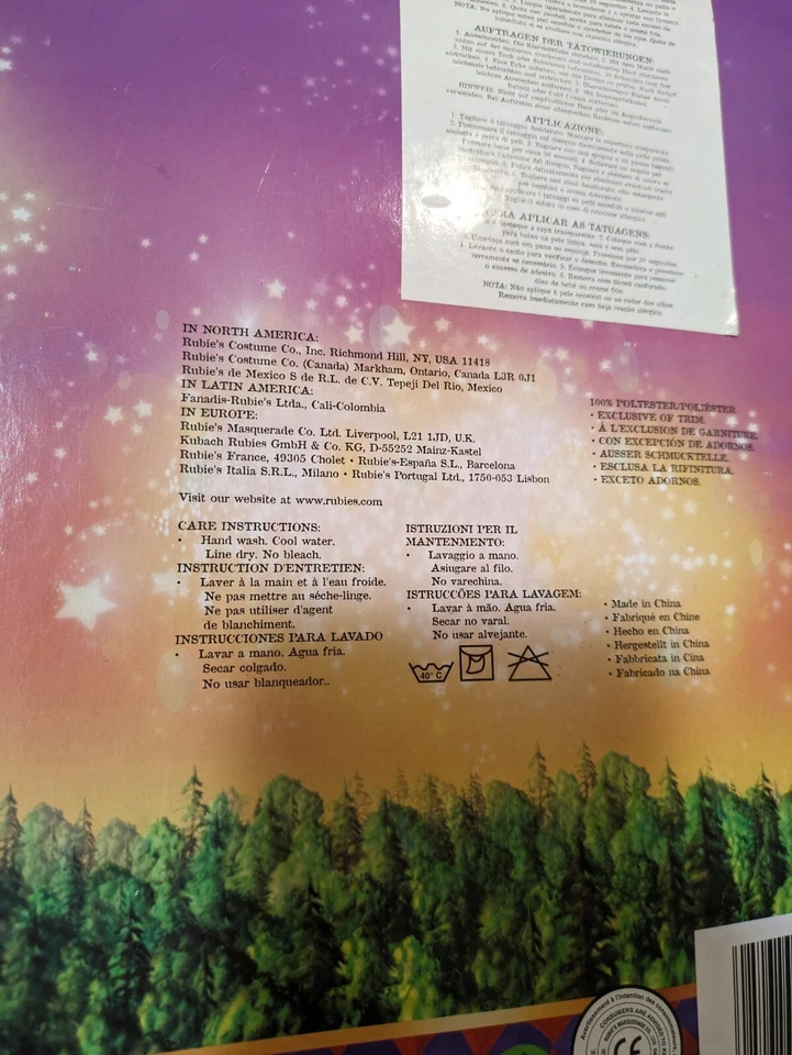 Kit Disfraz Harry Potter Rubíes De Colección - Nuevo y Precintado - Warner Bros 2000 - Raro Foto 4 de 4