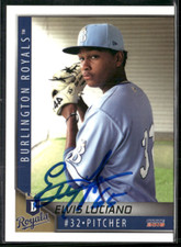 Elvis Luciano Signed 2018 Burlington Royals IP Auto