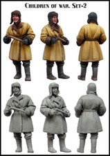 EVOLUTION MINIATURES 1:35 EM-35106 WWII CHILDREN OF THE WAR SET 2  1 FIGURE 
