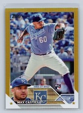 2023 Topps Series 1 #251 Max Castillo Gold Foil Rookie
