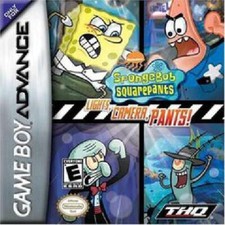SpongeBob SquarePants Lights Camera Pants GameBoy Advance Loose