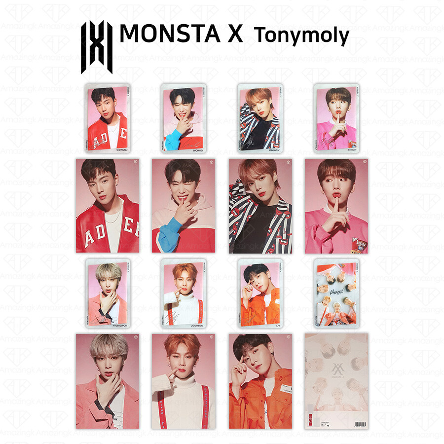 MONSTA X ショヌ　アナトール フォットカード MONSTA X X TONYMOLY Official Transparent Photocard Postcard KPOP K