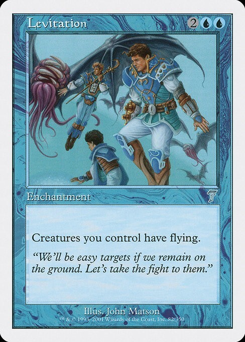 MTG 7th Edition --- LEVITATION --- Uncommon! NM! Magic the Gathering!