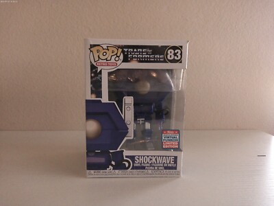 NEW! VIRTUAL FUNKON 2021 FUNKO POP! TRANSFORMERS - SHOCKWAVE 83 Con Sticker!