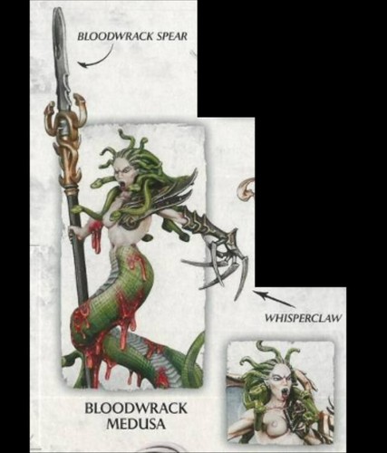 Bloodwrack Melusai Medusa (Only) Cauldron of Blood Daughters of Khaine Warhammer - Picture 2 of 4