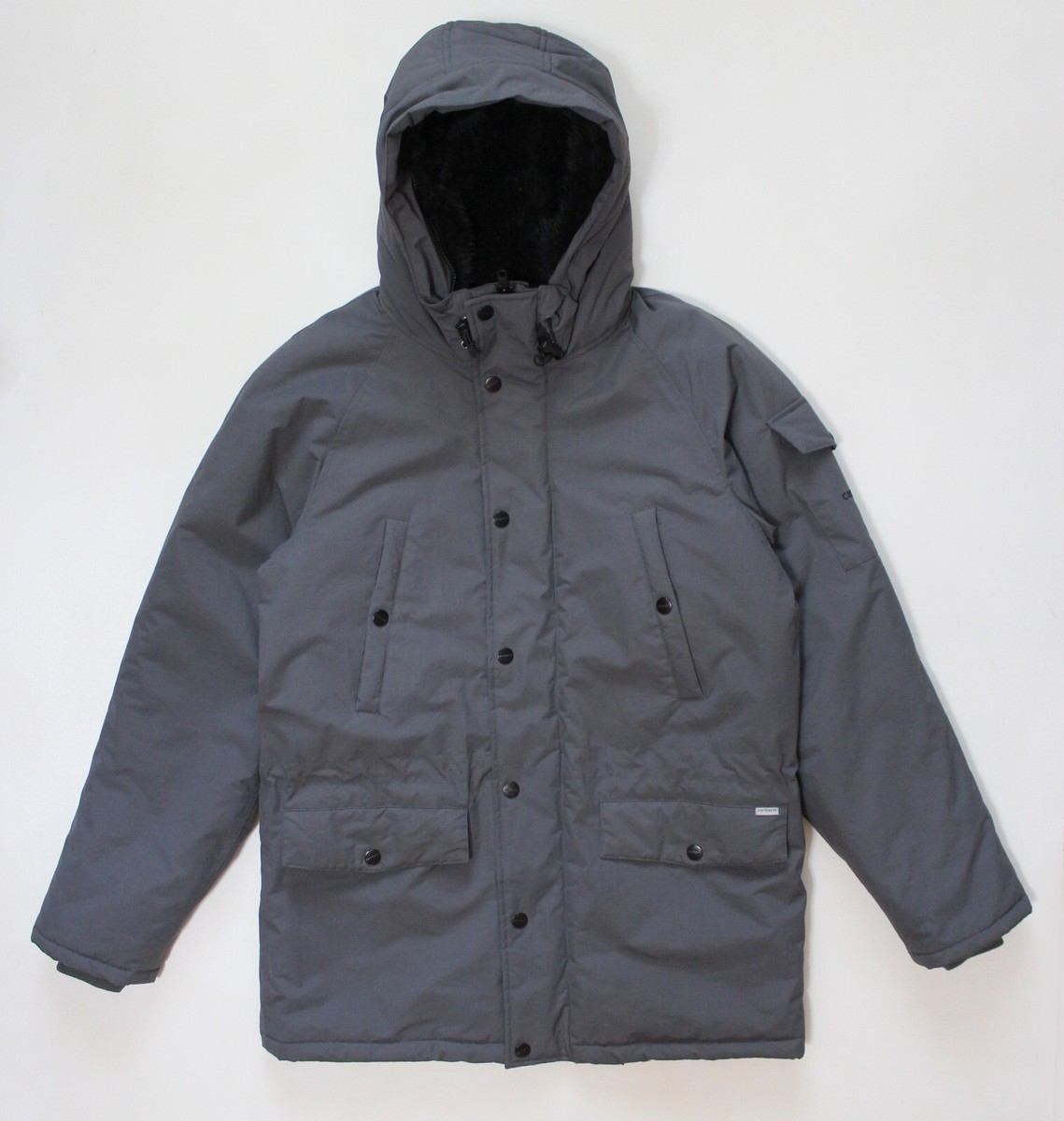 Mens CARHARTT WIP ANCHORAGE PARKA JACKET Grey (Size L) | eBay Mens CARHARTT WIP ANCHORAGE PARKA JACKET Grey (Size L) | eBay