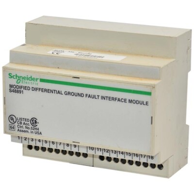S48891 Schneider Electric Modified Differential Ground Fault  --SA
