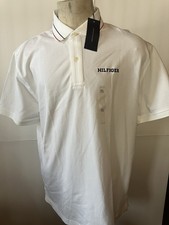 Tommy Hilfiger Men  s Polo Shirt Size XL New White