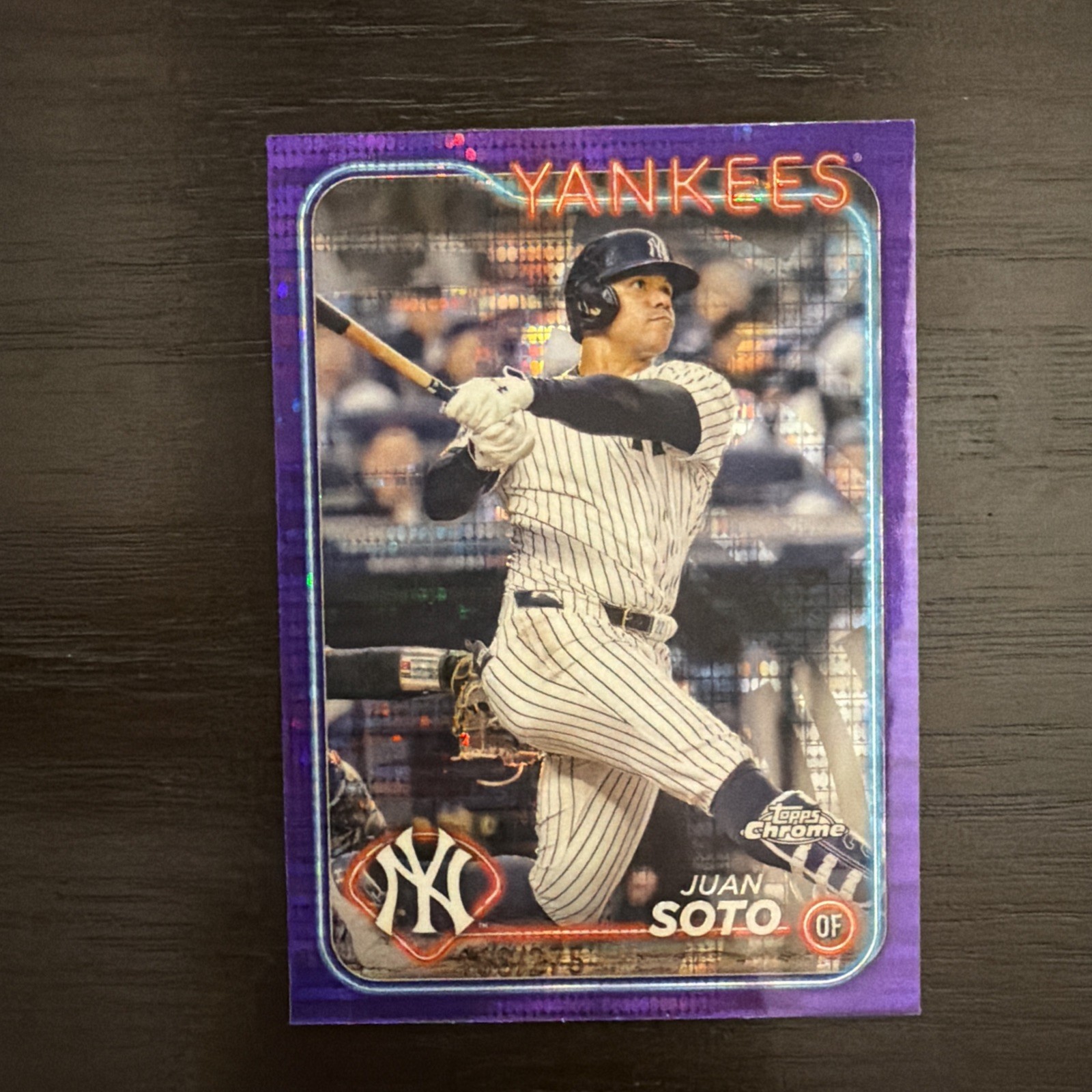 2024 Topps Chrome - Juan Soto #150 Purple Sonar Refractor /275