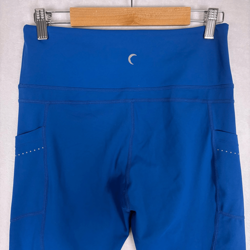 Leggings Zyia Active Azul Cintura Alta Bolsillo Lateral 7/8 Talla 8-10 - Imagen 8 de 11