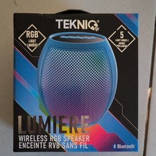 Tekniq Lumiere Wireless Rgb Bluetooth Table Speaker Tq1067 Blue Multicolor Tekniq Lumiere Wireless Rgb Bluetooth Table Speaker Tq1067 Blue Multicolor