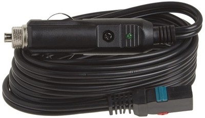 RoadPro RP-255 10' Universal ThermoElectric 12V Power Cord,Black 12 V, Black 