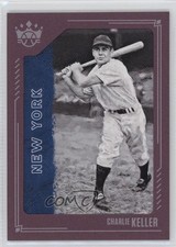 2021 Panini Diamond Kings Plum Framed Charlie Keller #1 19b4