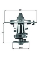NEU - Mahle TX7282 Thermostat, KüHlmittel FüR Ford Ford USA Mazda Mitsubishi