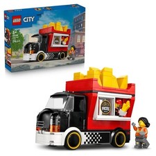 LEGO City 60488 Pommes-Truck, Spielzeug mit 2 Minifiguren für Kinder