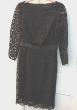 NWT The Limited Black Lace Long Sleeve Dress Size 2