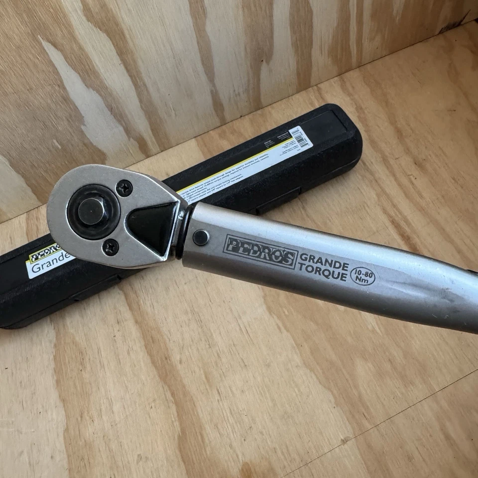 Pedro's Grande 3/8" Llave dinamométrica de trinquete 10-80Nm Herramienta para taller de bicicletas Foto 3 de 4
