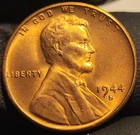 1944-S Lincoln Wheat Penny Cent Coin! Uncirculated Nice Coin!
