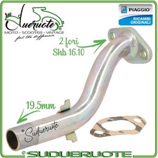 COLLETTORE DI ASPIRAZIONE CARBURATORE 16 10 2 FORI PER VESPA 50 SPECIAL N L R S