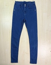 Topshop Kristen | W28 L29 | High Waisted Skinny Denim Jeans Navy