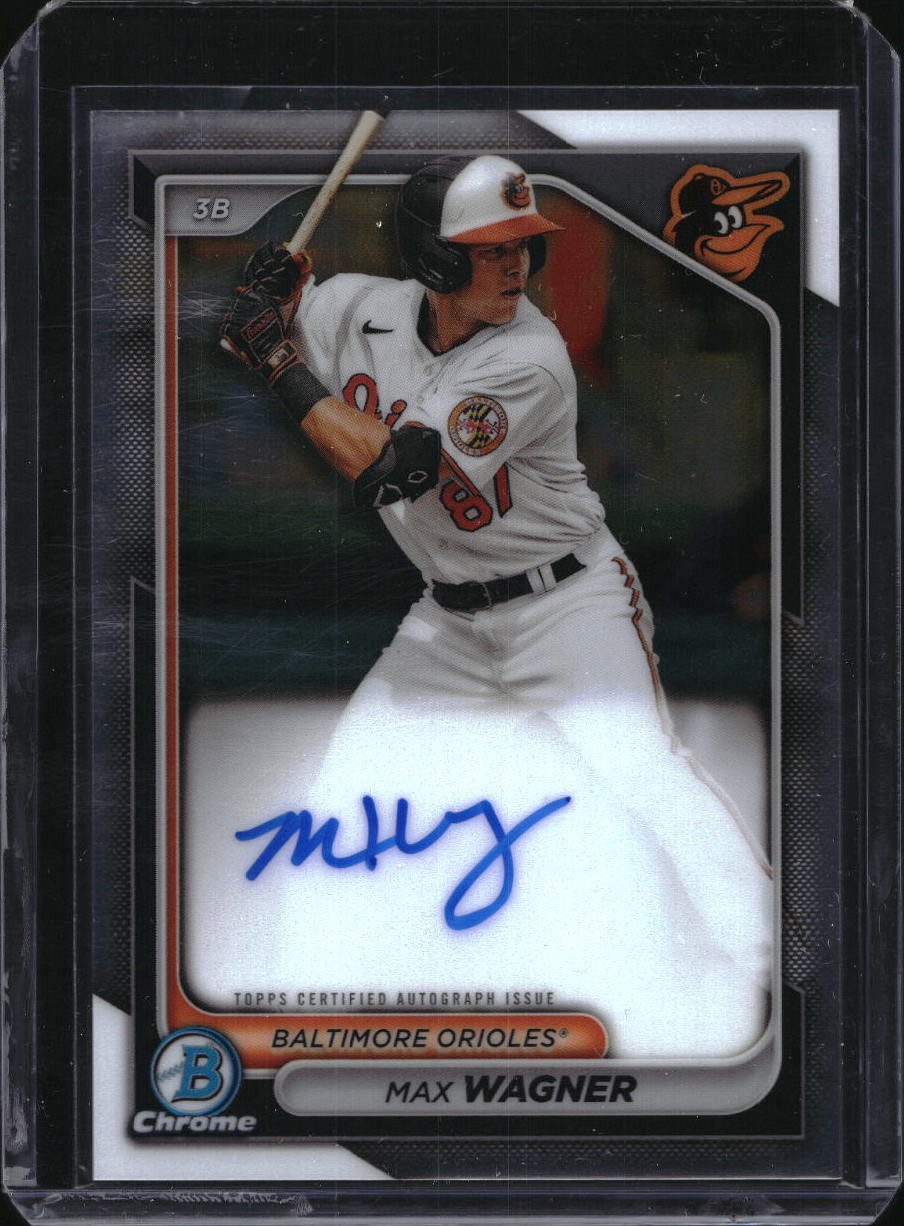 2024 Bowman #CPA-MW Max Wagner Chrome Prospect Autographs Refractors #/499