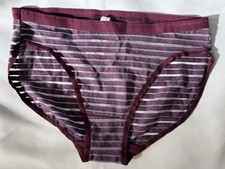Victoria's Secret High-Leg Brief Small Striped Pattern, NWT