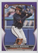 2023 Bowman Prospects Purple 23/250 Frederick Bencosme #BP-35 13sp