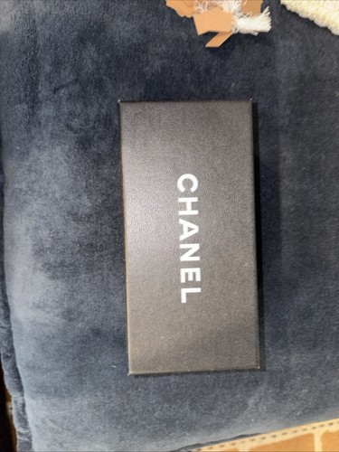 Chanel Black Gift Box 3x7 Inches Excellent Condition 