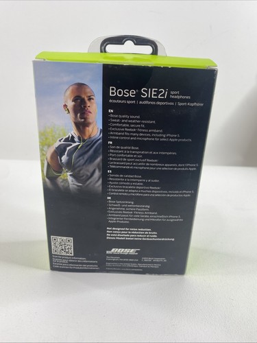 Cuffie sportive BOSE SIE2i cinturino Reebok Apple iPhone verde nuove (scatola aperta) - Foto 2 di 6