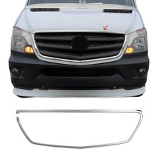 K&uuml;hlergrill Leiste Grillleisten f&uuml;r Mercedes Sprinter 2006-18 Edelstahl Chrom 2x
