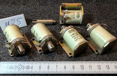 5x EKS ELECTRIC LIFTING MAGNETS 24V 100% ED PULL ELECTROMAGNETS GMU 30 SG 1017 NOS