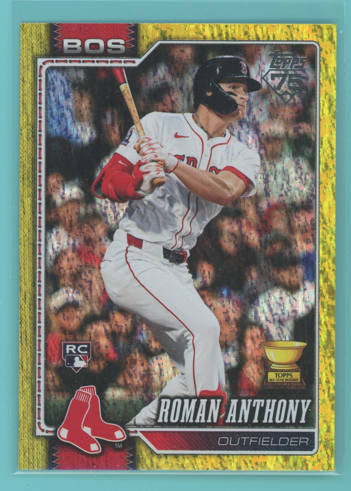2026 Topps Roman Anthony #189 "Yellow Holo Foil" /399 RC Boston Red Sox