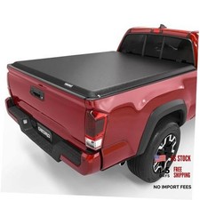 Soft Roll-Up Truck Bed Tonneau Cover Fits Tacoma 5ft Bed 2016-2023 Roll-Up