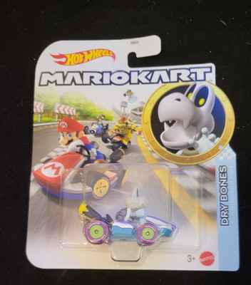 2024 Hot Wheels Mario Kart DRY BONES - STANDARD KART NEW NEAR MINT