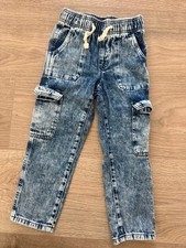 Gap Kids Easy Pull On Acid Wash Denim Joggers Size S 6/7