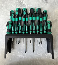 Extra Big Screwdriver Set 18-Piece Long, Short, Precision 18 piece set, Black 