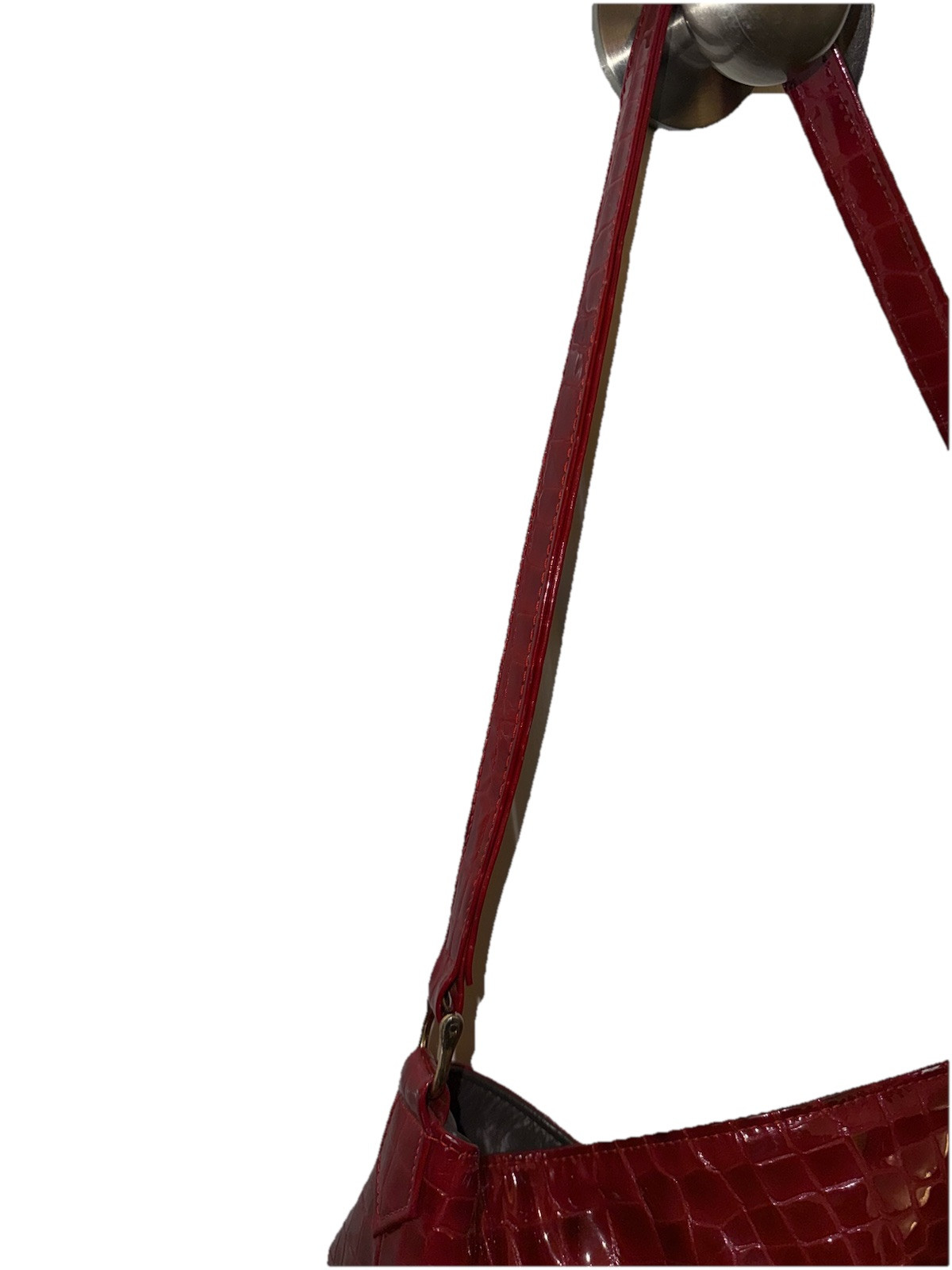 Roberto Vascon Ruby Red  Large Patent Leather Pur… - image 2