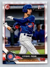 2018 Bowman Draft EZEQUIEL PAGAN 1st Bowman Card RC Chicago CUBS #BD-106