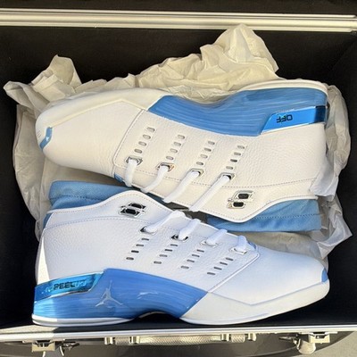 Jordan 17s Unc Men s Sneakers Retro Low Sp, University Blue Size 9