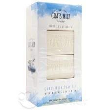 8-PACK The Natural Goats Milk Company Bar Soap w/ Shea Butter -Made In Australia