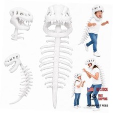 Dinosaur Skeleton Costume for Kids, Dinosaur Toys Costume 31.5 in Small White