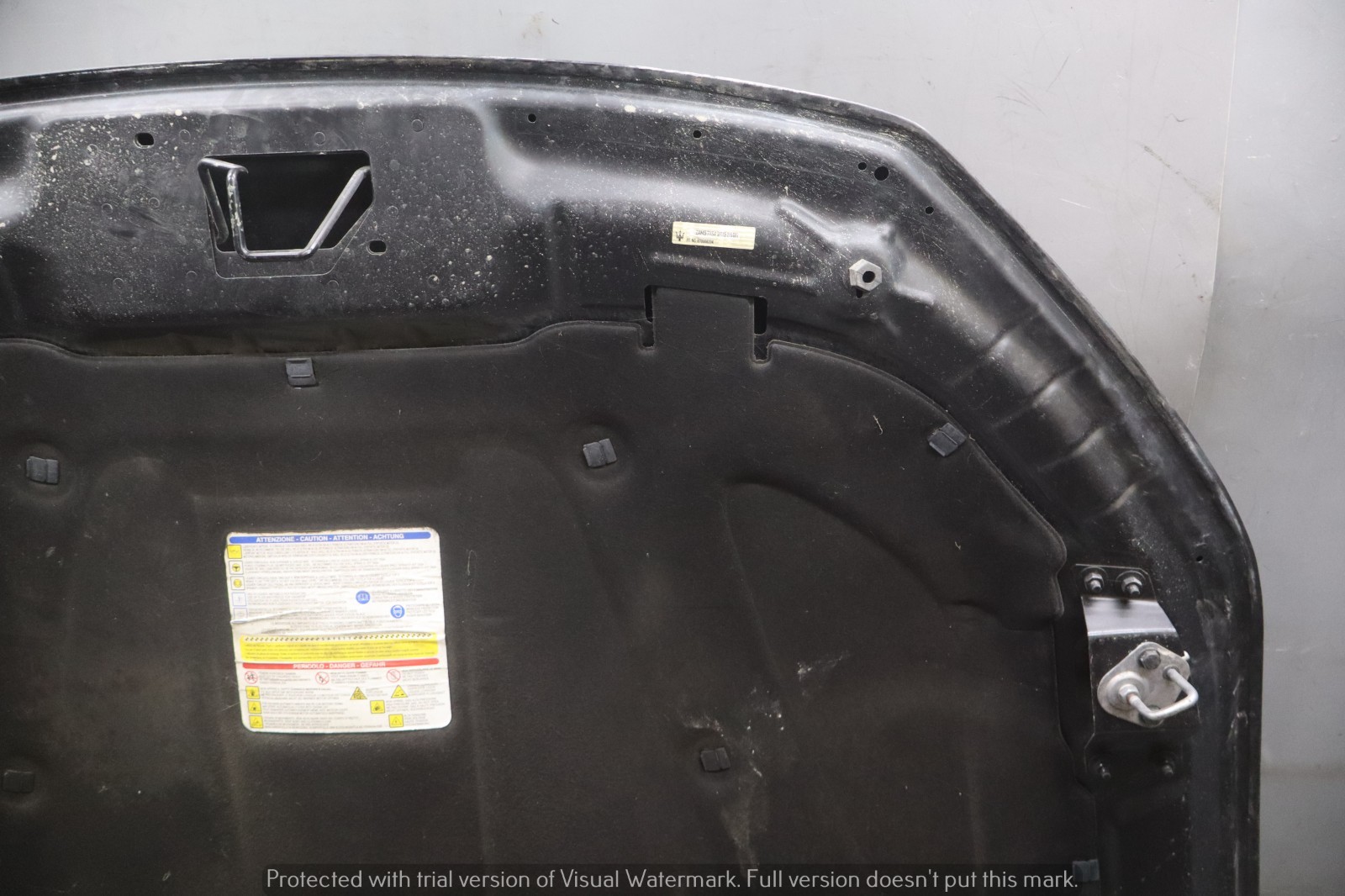 Maserati Ghibli 2014-2020 Front Hood panel Black P/N 673008252