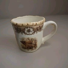 Cracker Barrel Stoneware Susan Winget Moose Mug