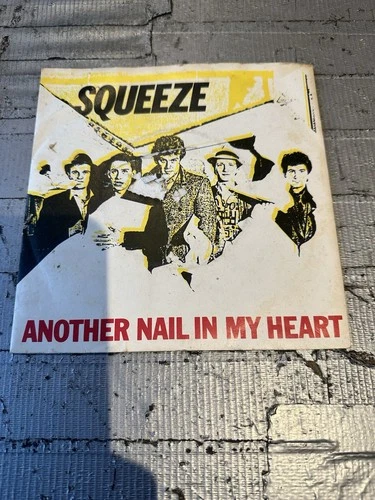 Squeeze Another nail in my heart Pretty thing UK A&M 1980 Clear Vinyl EX TESTED