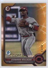 2022 Bowman Draft 1st Edition Gold Foil 24/50 Leonardo Balcazar #BD-91 4z8