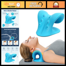 Neck Stretcher Cervical Traction Device for Pain Relief Muscle Relaxation - Bl