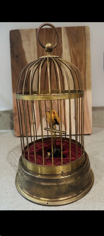 Vintage German-Made Singing Bird For Parts