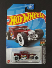 2022 Hot Wheels HW Dream Garage Bone Shaker, Red w White Walls, Collector 60
