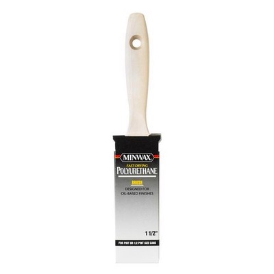 Minwax 427340008 Flat Varnish Brush 1-1/2 W in. for Oil-Based Clear Finishes